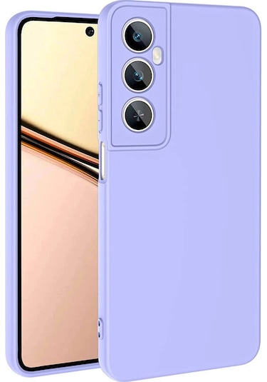 Realme C65 4g Kılıf Zore Mara Lansman Kapak Lila