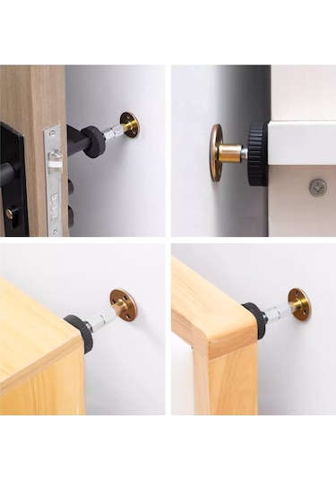 Ayarlanabilir Yatak Başlığı Sabitleme Aparatı, Mobilya Eşya Dolap Sabitleme Aparatı, Duvar Sallanma Önleyici Sabitleyici, Karma