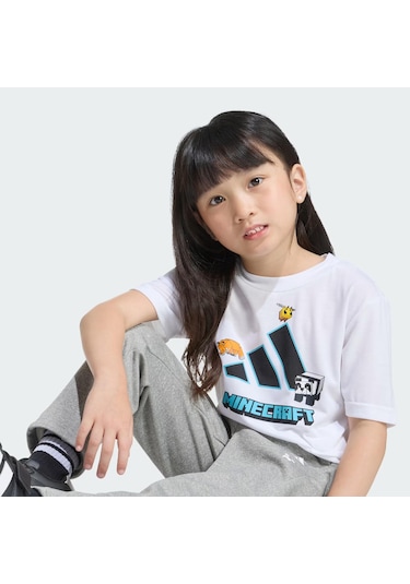 Adidas Minecraft Training Çocuk Tişört C-adıkd4434c10a00 Beyaz