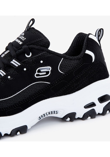Skechers D'Lites - March Forward Kadın Siyah Sneakers 13148 Bkw Siyah