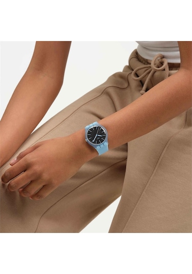 Swatch So29l101 Unisex Kol Saati Açık Mavi
