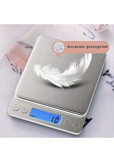 Trendooze Gaojunshop01 6.6 Lbs Gümüş Mutfak Terazisi Gram Oz Dijital Gıda Baskülü Ev Yemeği Hakkında İpuçları Gümüş