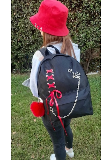 Shopiolog Çanta Unisex Kore Model Sırt Çantası