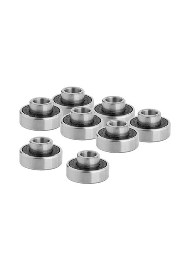 Trendooze Tekerlek Siyah Rulmanı Parça Metal Longboard Kaykay Entegre 8x22x7 8 Gf Siyah