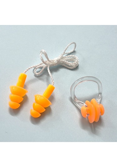 Sf-w11 Burun Ve Kulak Tıkacı Seti - Std / Turuncu