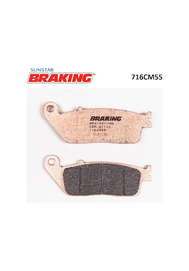 Kymco Grand Dınk 125 2014 Braking Sinterli Fren Balatası 716cm55
