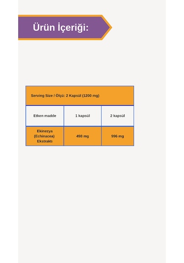 Afye Ekinezya 60 Kapsül