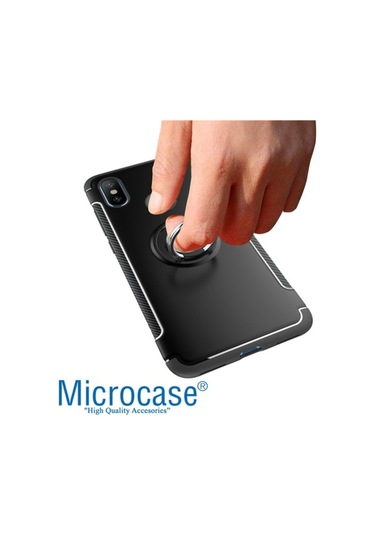 Microcase Xiaomi Mi A2 Mi 6X Yüzük Standli Armorsilikon Kilif 273076465
