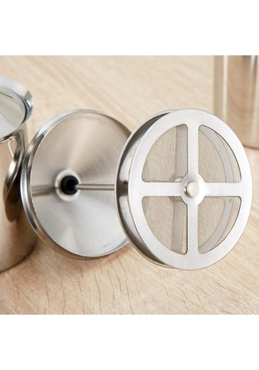 Fastbuy El Yapımı Süt Köpürtücü - Paslanmaz Çelik Cappuccino/latice Makinesi, Ev & Ofis Mutfak Aksesuarı Gümüş