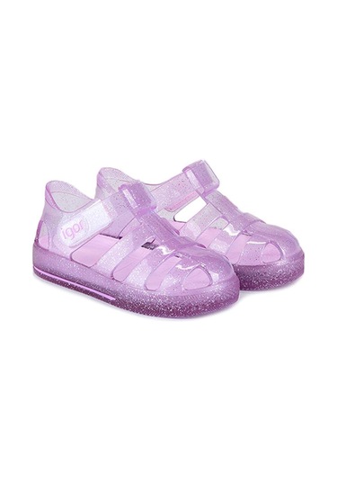 Igor S10265-212 Star Glitter Lilac Çocuk Sandalet Lila Lila