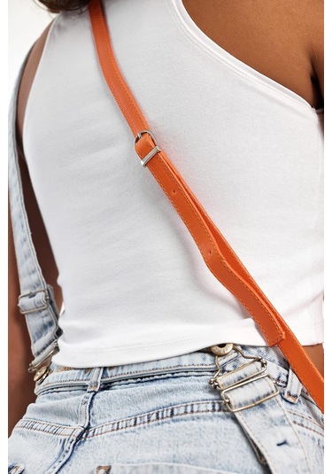 Cube Turuncu Kadın Omuz Çantası A.gümüş - A.gümüş Gümüş