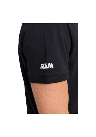 Slam Slam Deck Polo Erkek Siyah Tişört W01 SIYAH