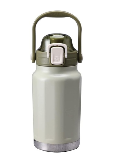 Saplı Ve Pipetli Büyük Kapasiteli Eşkenar Dörtgen Vakumlu Yalıtımlı Matara, Spor İçin Paslanmaz Çelik Su Şişesi, Sızdırmaz Kapaklı Kahve Kupası, Sıvıları Sıcak Veya Soğuk Tutar Açık Gri Yeşil 43oz Saplı Ve Pipetli Büyük Kapasiteli Eşkenar Dörtgen Vakumlu Yalıtımlı Matara, Spor İçin Paslanmaz Çelik Su Şişesi, Sızdırmaz Kapaklı Kahve Kupası, Sıvıları Sıcak Veya Soğuk Tutar Açık Gri Yeşil 43oz