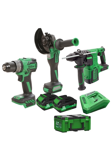 Hais Pro Akülü 3 İü Set 2x 4.0 Akü + Şarj Cihazı