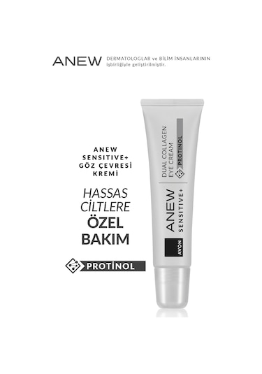 Anew Sensitive+ Dual Collagen Göz Kremi Ve Silikon Kırışıklık Pedi Paketi