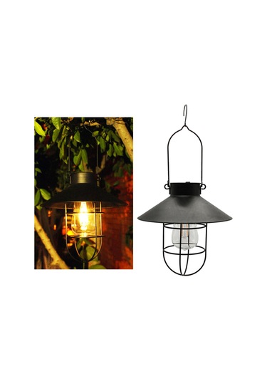 Suntek Teras Çim Için Asma Çubuk Dış Işıklar Ile Siyah Siyah