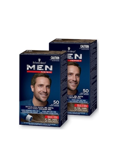 Schwarzkopf Men Perfect Saç Boyası 5.0 Açık Kahve 2'li