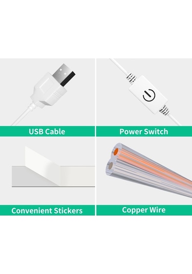 Besthome1 16 Led Dokunmatik Ayna Işığı - Parlaklık Ayarlı, Usb Beslemeli, Banyo/ev Dekorasyonu, Göz Koruyucu Soft Işık, Kolay K Beyaz