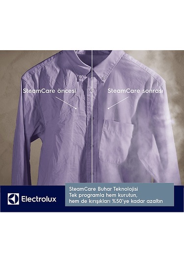 Electrolux EW8D394MT 800 Serisi Ultracare Steam 9 Kg Isı Pompalı Buharlı Inverter Kurutma Makinesi