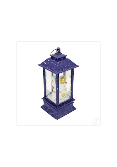 Uçuşan Simli,12,5cm X 5cm Led Işıklı Astronot Fener Küre - D
