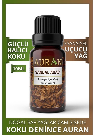 AURAN Sandal Ağacı Esansiyel Uçucu Koku Yağı Buhurdanlık Yağı