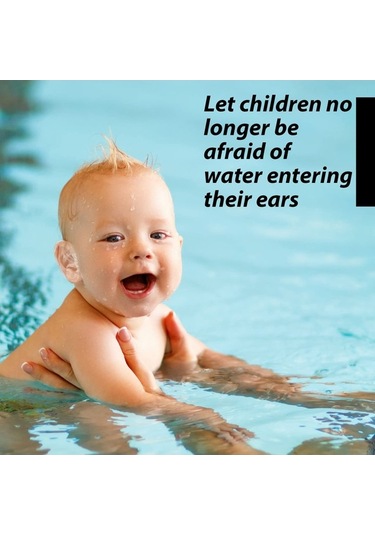 Maoyaya 60 Adet Su Geçirmez Bebek Kulak Yama, Bebek Duş-yüzme Uygun