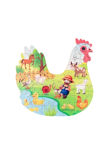Ahşap Puzzle Çiftlik