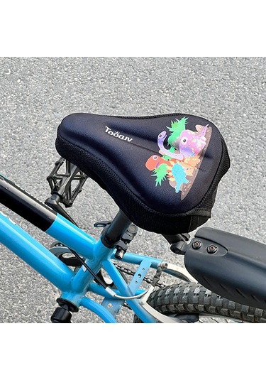 Suntek Çocuk Bisikleti Koltuk Minderi Örtüsü Küçük Siyah-m Siyah