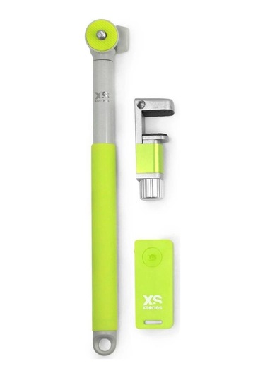 Xsories Me-shot Deluxe 93cm Monopod Telefon Selfie Çubuğu Limon Sarısı Kumandalı