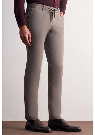 Vizon Yan Cep Düz Paça Slim Fit Chino Casual Pantolon 1003255158 Vizon