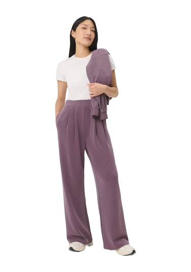 Sweaty Betty Sand Wash Wıde Leg Trouser 5517 Mor