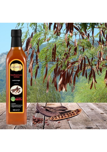 Hanzade Bitkisel Keçiboynuzu Sirkesi 500 ML