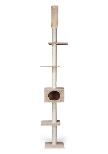 Karlıe Tırmalama Ağacı Bej 35x35x263