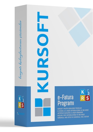 Kursoft V6 E-fatura E-arşiv E-irsaliye Programı