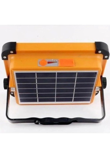 Taşınabilir Çalışma Ve Kamp Işığı, Güneş Enerjili, 100 W Profesyonel Kamp Çadır Feneri Pd-6060 Çok Renkli