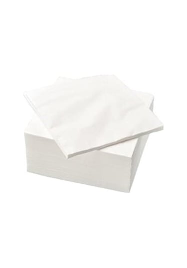 Omnisoft 24 x 24 CM 1/4 Çift Katlı Lüks Servis Peçetesi Beyaz 24 Paket 2400 Adet
