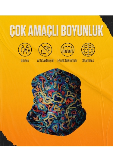 Musclecloth Çok Amaçlı Boyunluk Nebula Çok Renkli