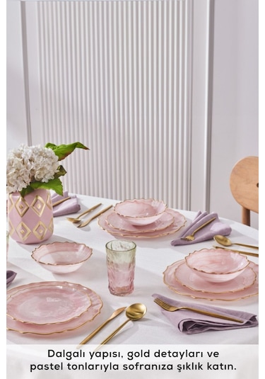 Karaca  Icequeen 18 Parça 6 Kişilik Yemek Takımı