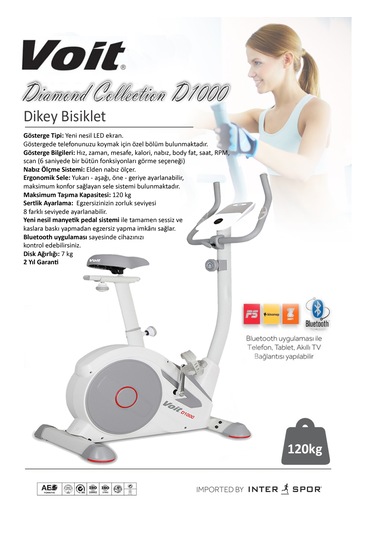 Voit D1000 Diamond Collection Dikey Bisiklet