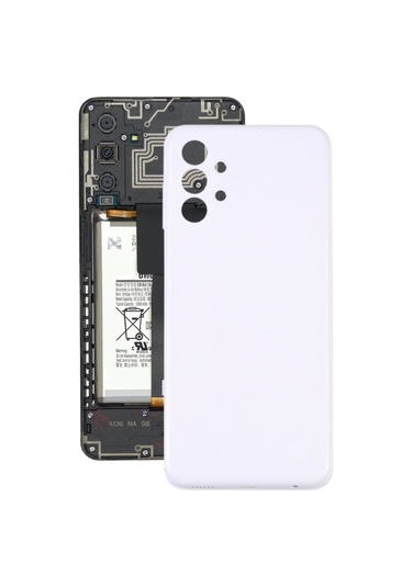 Samsung Uyumlu Galaxy A13  Arka Pil Batarya Kapağı Sm-a135f - Beyaz