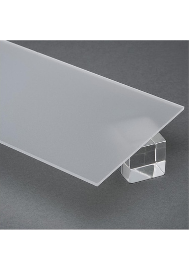 4.6mm Buzlu Pleksi Levha Pleksi Akrilik Raki Beyazı Pleksi
