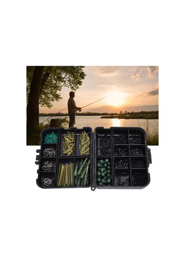 Xindoker 421 Parça Saçma Balık Olta Takımı - Plastik, Kauçuk Ve Paslanmaz Çelik Malzeme İle, Taşınabilir Kutuda Sınıflandırılmış Olta İlaçları