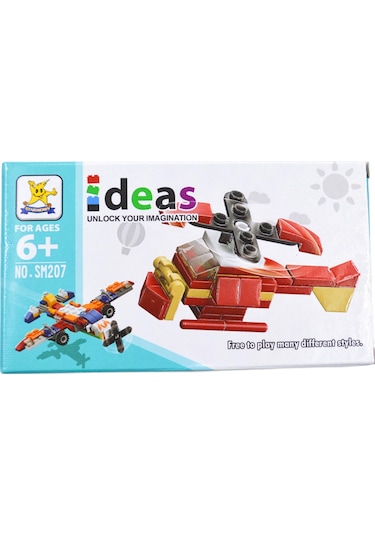 Kızılkaya İdeas Lego Araçlar 2in1 6 Lı Set 166 Parça Sm207b Gko