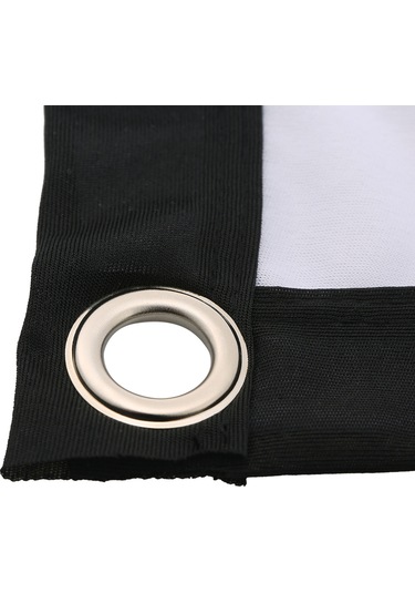 Geeksen 150 İnç Katlanabilir Projeksiyon Perdesi - 16:9 Oranlı, Işık Geçirmez Beyaz Ekran