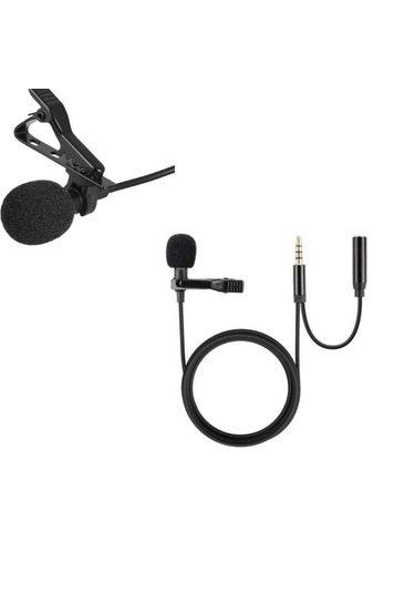 Paleon Plo-dcc5 Yaka Mikrofonu + Kulaklık Aparatı 3.5mm Jack, Hd Ses Kalitesi