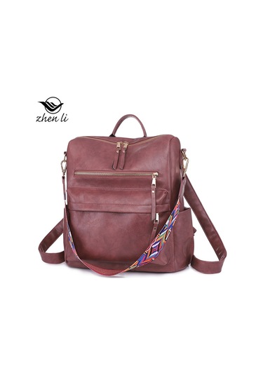 Xiyyadms Zhenli Şık Ve Konforlu Siyah Sırt Çantası - Büyük Kapasiteli Moda Kadın Çantası Çok Renkli