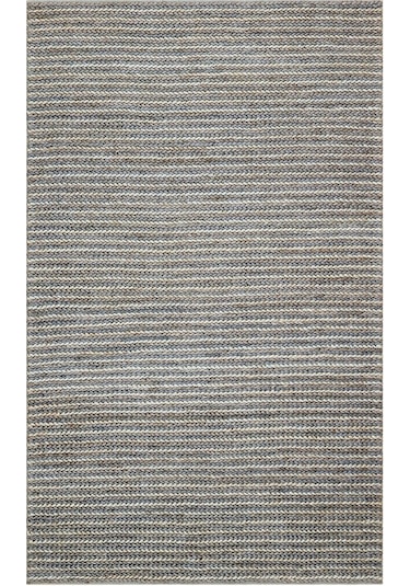 Netra C-1512 Navy Multy Xw El Dokuma Naturel Jüt Hasır Halı