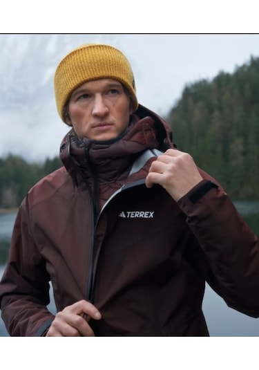 Adidas Ib4260 Goretex Terrex Yağmurluk Bordo