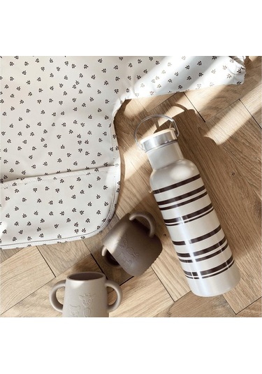 Nuuroo Bertil Pipetli Paslanmaz Çelik Termos Cobblestone Kahverengi 500 Ml