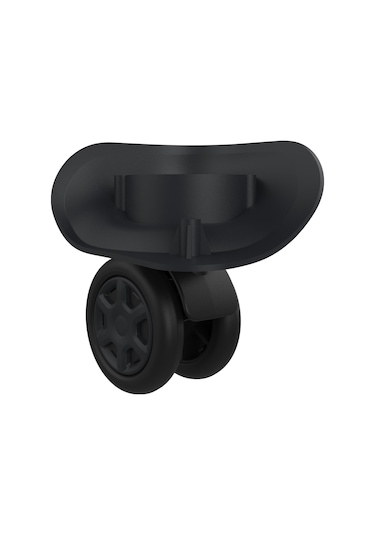 Keo-plus Abs Valiz Tekerleği Çift Teker Siyah Renk Altın